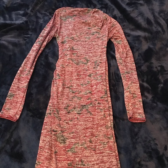 Aritzia Heather Red Bodycon Dress - Picture 3 of 9